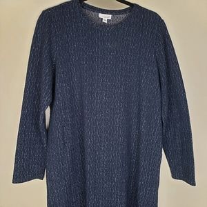 Pure J. Jill Navy Sheath Dress